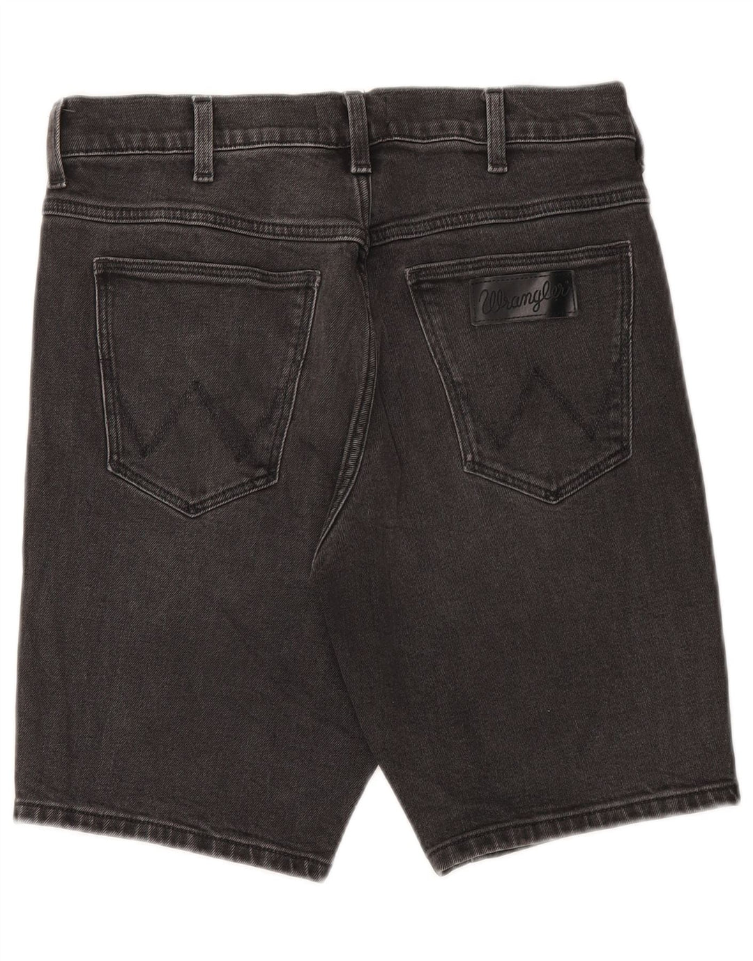 WRANGLER Mens Regular Fit Denim Shorts W29 Medium Grey Cotton