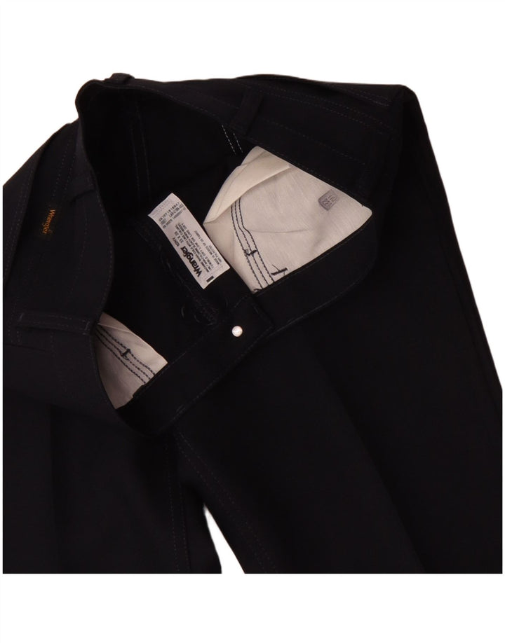 Wrangler Straight Casual Bukser til mænd W33 L29 Marineblå polyester