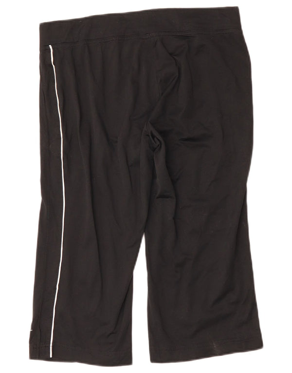 Nike Womens Bermuda Sport Shorts US 4/6 Small  Black Polyester
