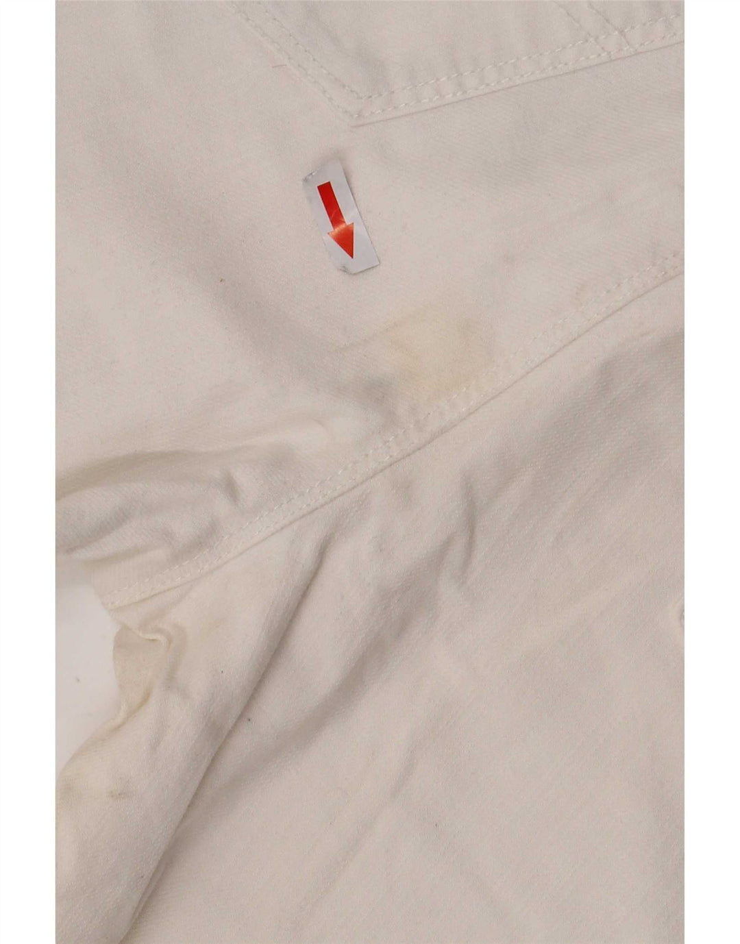 Rifle Herre Straight Jeans W34 L32 Hvid Bomuld