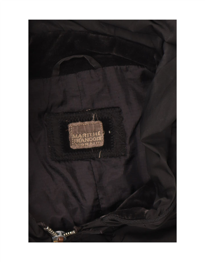 Marithe Francois Girbaud Dame Windbreaker Coat IT 46 Large Black