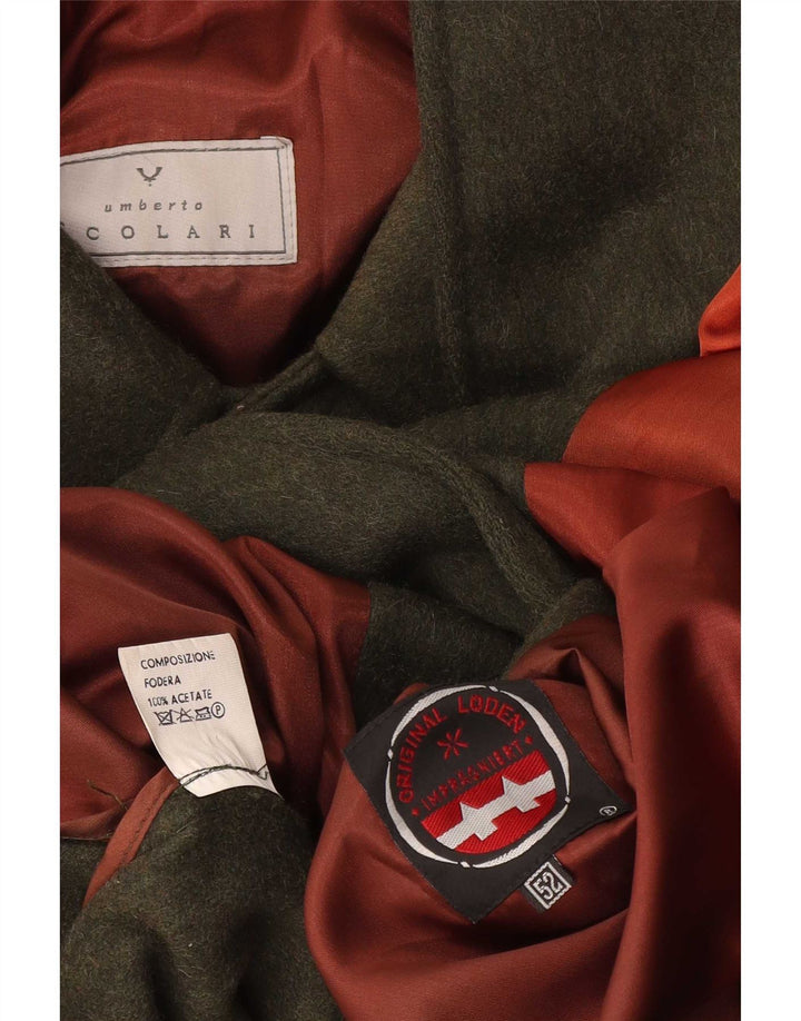 Umberto Scolari Herre Overfrakke IT 52 XL Khaki