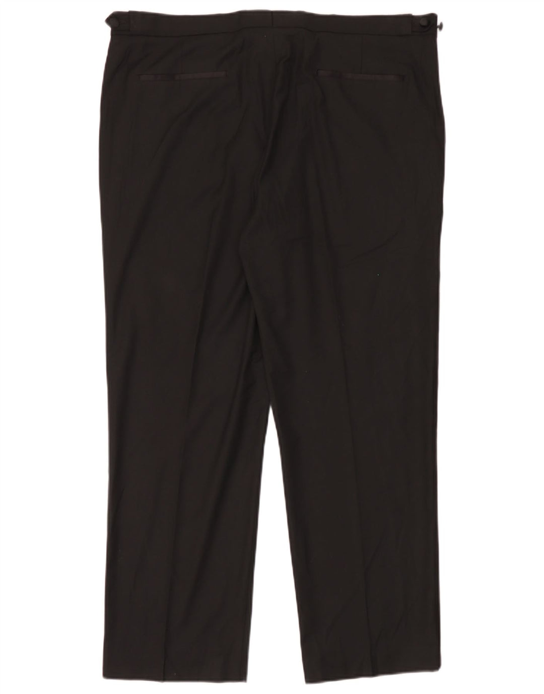 Marks & Spencer Herre Regular Fit Suit Bukser W40 L29 Sort Polyester