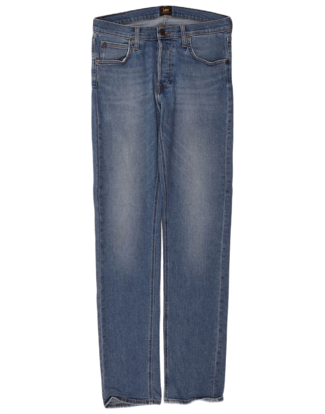 Lee Mens Daren Straight Jeans W32 L36 Blå Bomuld