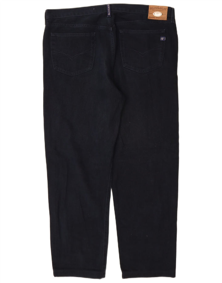 Belfe & Belfe Straight Jeans til mænd W40 L30 Marineblå bomuld