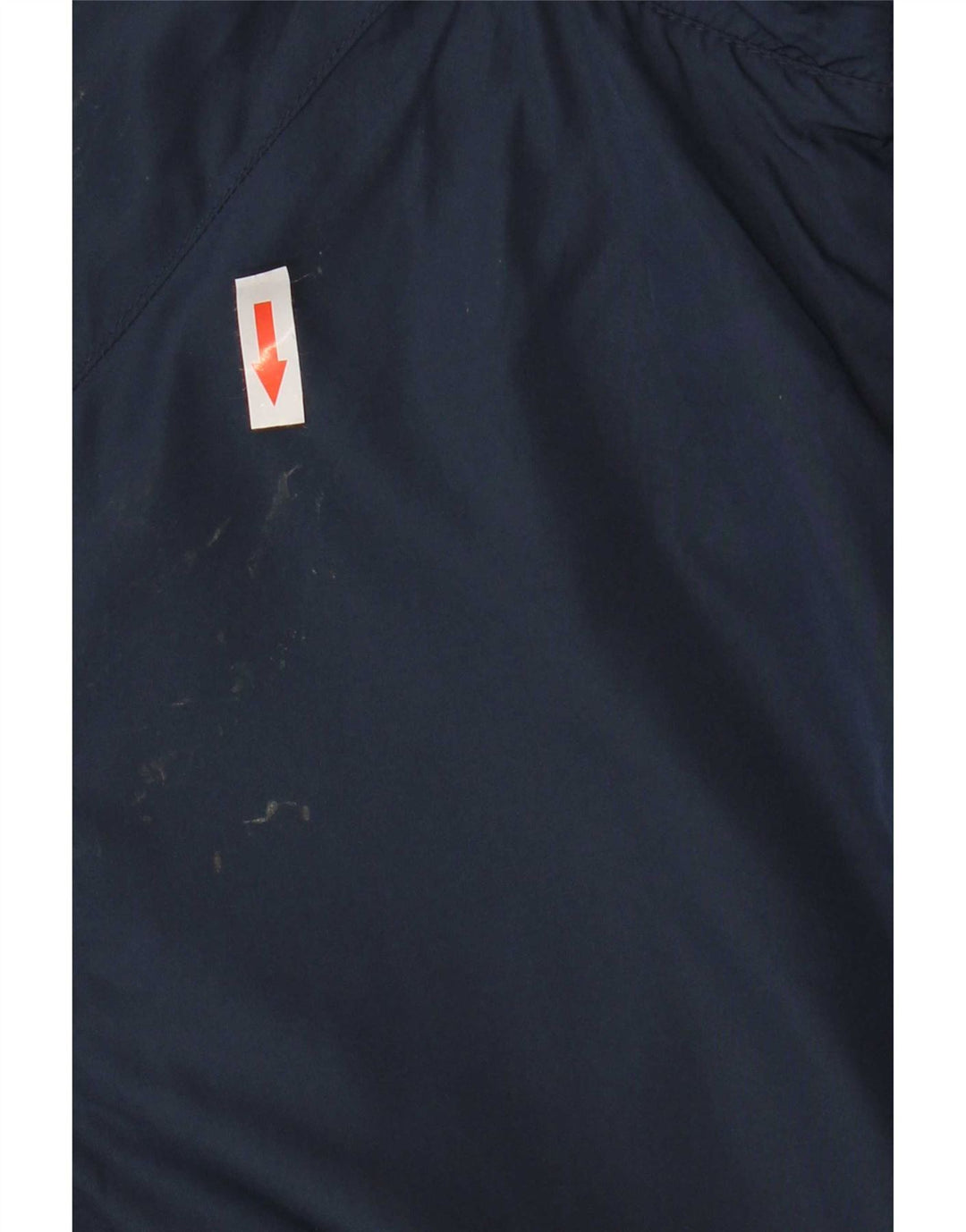 Zara Herre Bomber Jacket UK 40 Large Navy Blue Polyester