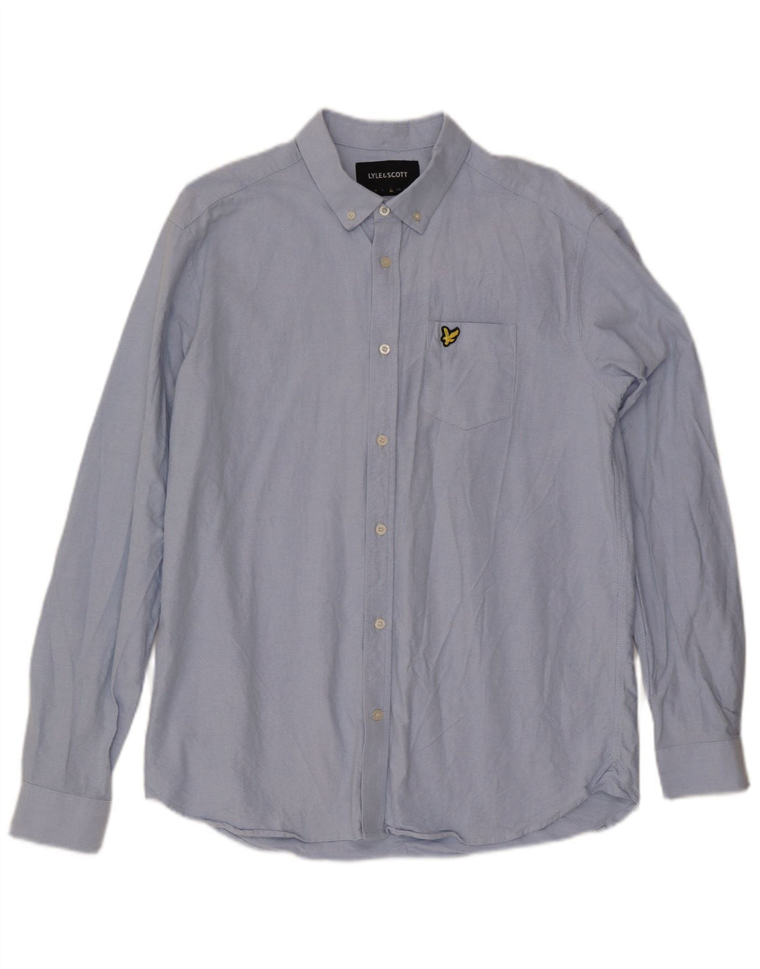 LYLE & SCOTT Herreskjorte XL Blå Bomuld
