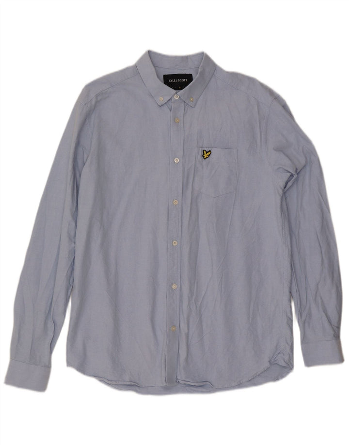 LYLE & SCOTT Herreskjorte XL Blå Bomuld