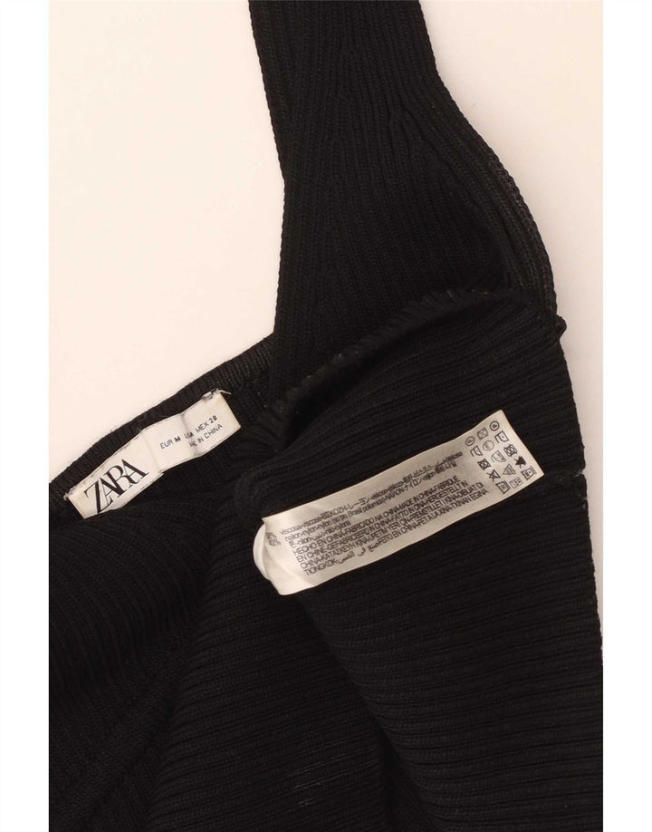 Zara Dame Cami Top UK 12 Medium Sort Viscose