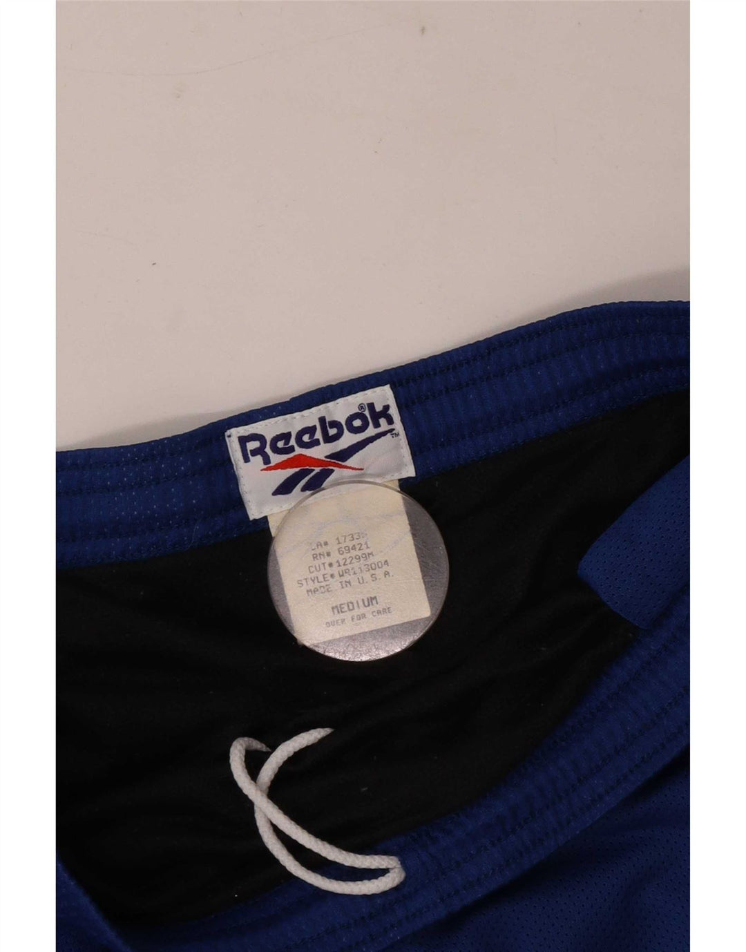 Reebok Herre Regular Sports Shorts Medium Blue Polyester