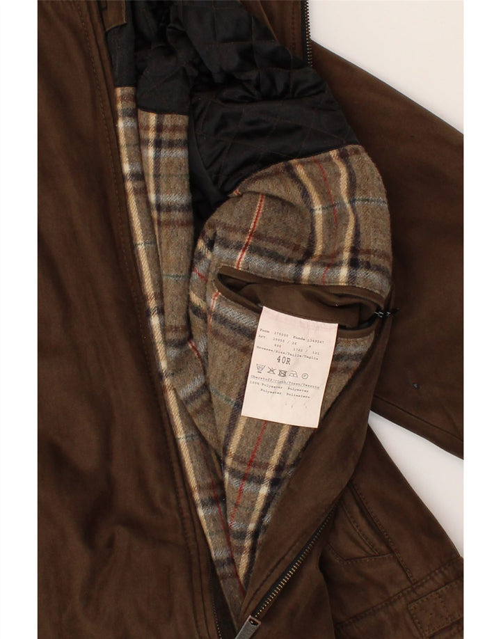 BUGATTI Mens Relaxed Bomber Jacket UK 40 Large Brown Polyester Vintage Bugatti and Second-Hand Bugatti from Messina Hembry 