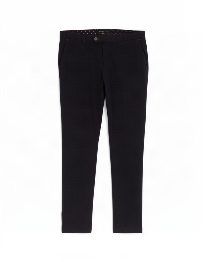 Ted Baker Herre Slim Suit Bukser W34 L31 Marineblå Ternet polyester