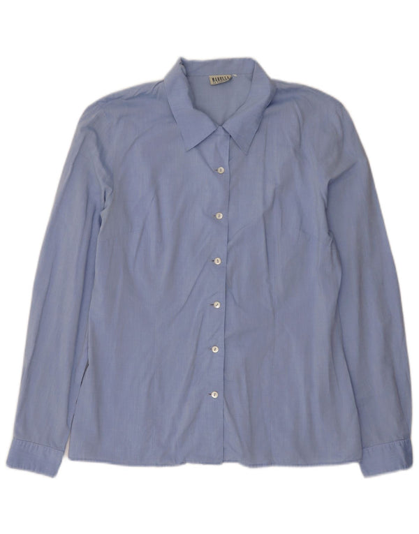 Marella Dameskjorte UK 16 Stor Blå Bomuld