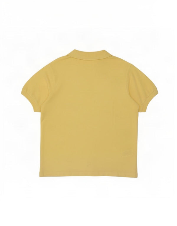 Lacoste Herre Polo Shirt Størrelse 7 2XL Gul Bomuld