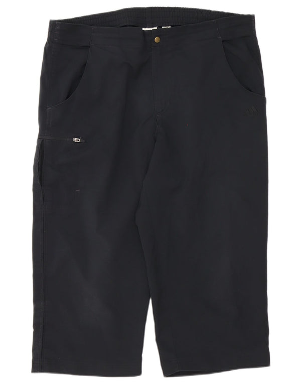Adidas Herre Cargo Bermuda Shorts Medium W34 Sort Polyester