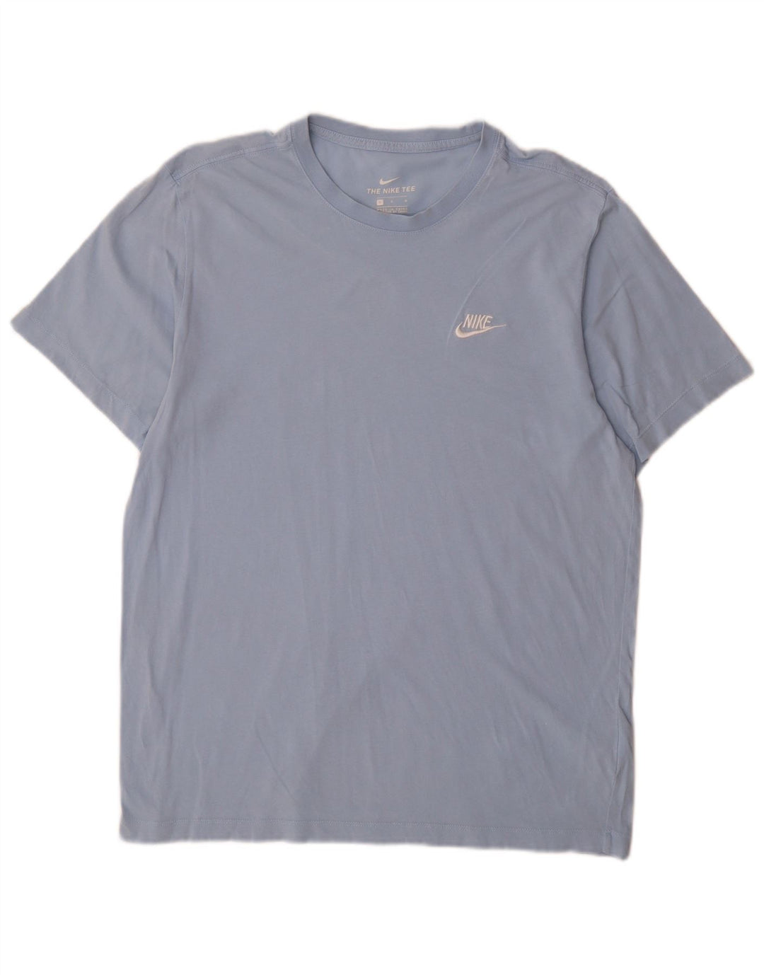 Nike T-shirt top til mænd, stor blå bomuld