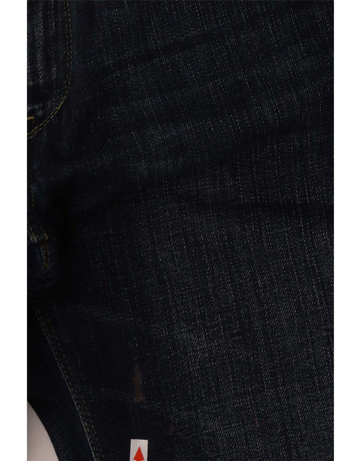 Levi's Dame 470 Straight Jeans W33 L34 Marineblå Bomuld