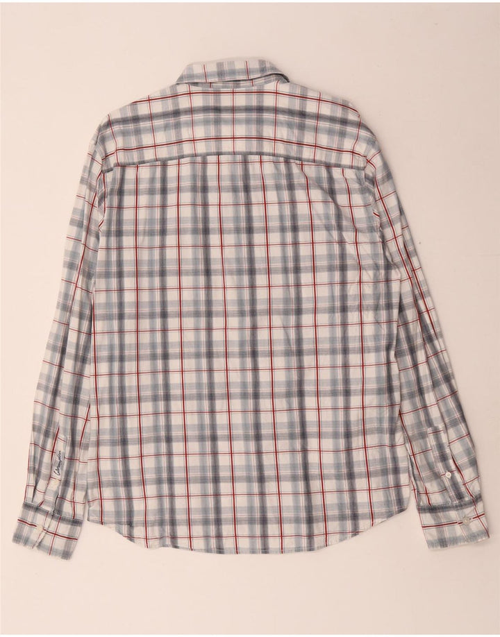 WRANGLER Herre Casual Fit skjorte Medium hvid ternet bomuld