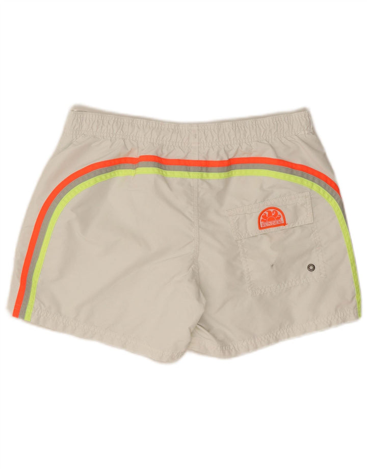 Sundek Herre badeshorts Medium Hvidstribet