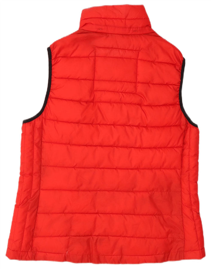 SUPERDRY Dame Polstret Gilet UK 18 XL Rød Polyester