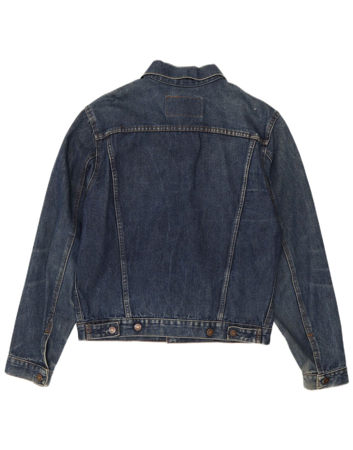 Vintage denimjakke til mænd UK 40 Large Navy Blue