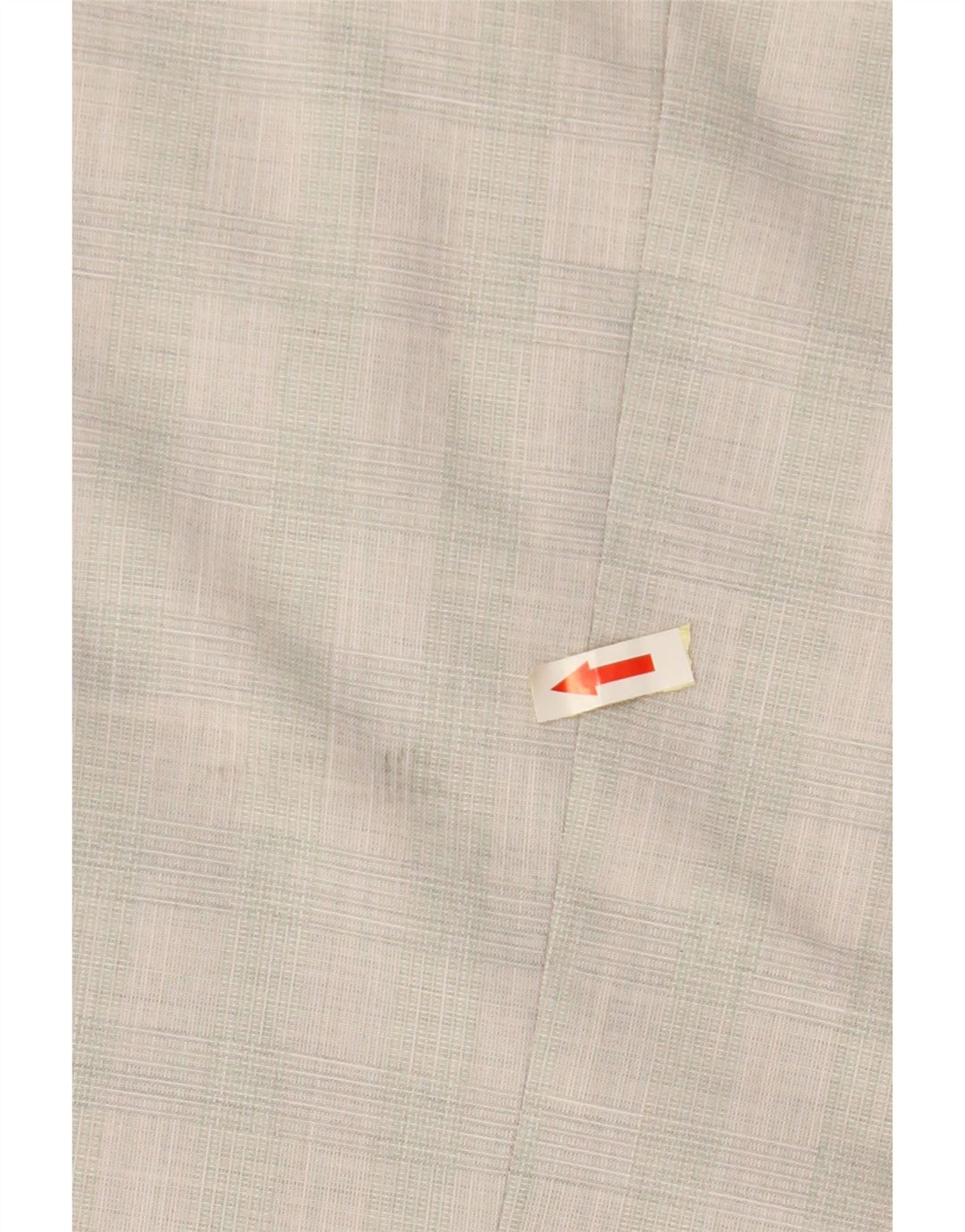 ZARA blazerjakke med 1 knap til kvinder EU 40 mellemgrå ternet polyester