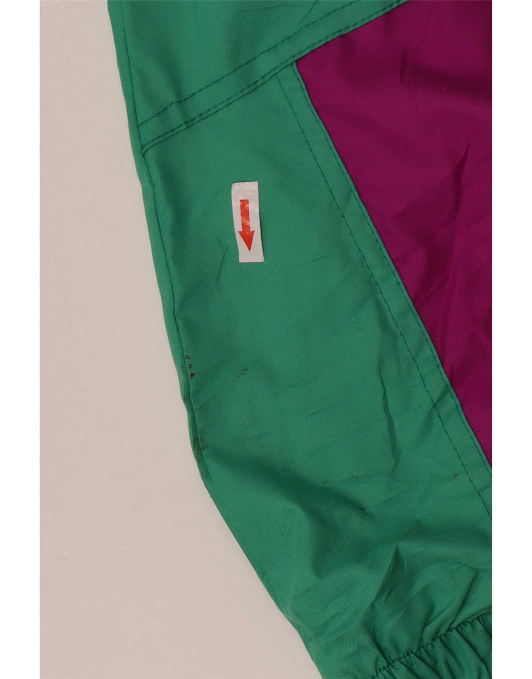 Vintage skijumpsuit til kvinder EU 38 Medium W28 L30 Flerfarvet Colourblock