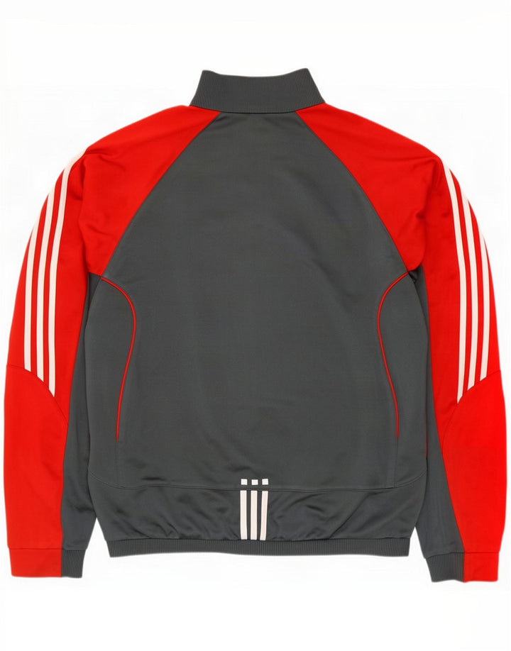 Adidas Træningsdragt til mænd Topjakke XL Grå Colourblock Polyester