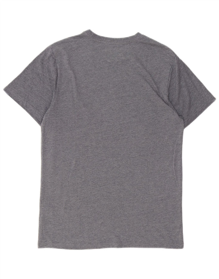 Vans Herre grafisk T-shirt Top Medium Grey Flecked Bomuld