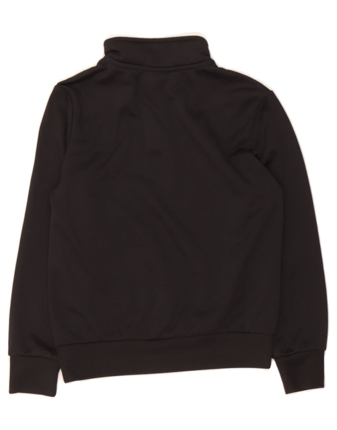 LOTTO Boys Graphic Zip Neck Sweatshirt Jumper 7-8 Years XS Black Polyester Vintage Lotto and Second-Hand Lotto from Messina Hembry 