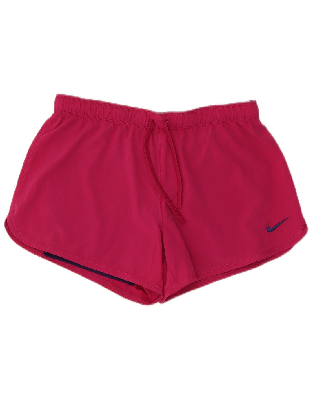 NIKE Dame Dri Fit Sportshorts UK 14 Medium Pink Polyester