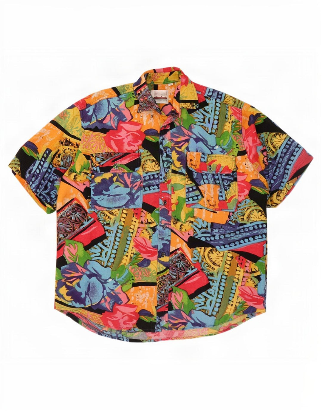 Central Park Herre Hawaii kortærmet skjorte Medium Multicolored Floral