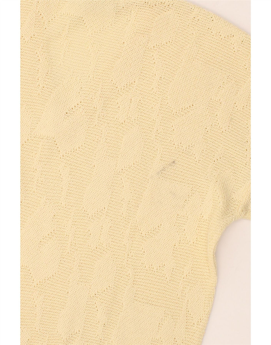VINTAGE Mens V-Neck Jumper Sweater IT 52 Large Beige Cotton Vintage Vintage and Second-Hand Vintage from Messina Hembry 