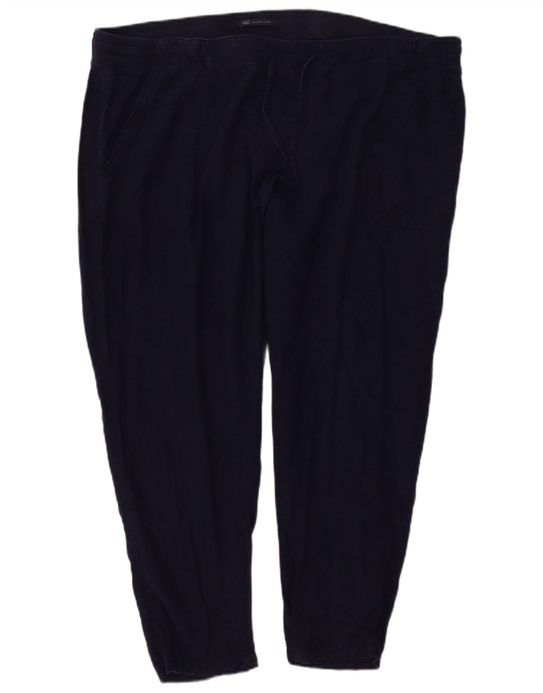 Marks & Spencer Slim Chino-bukser til kvinder W46 L26 Marineblå
