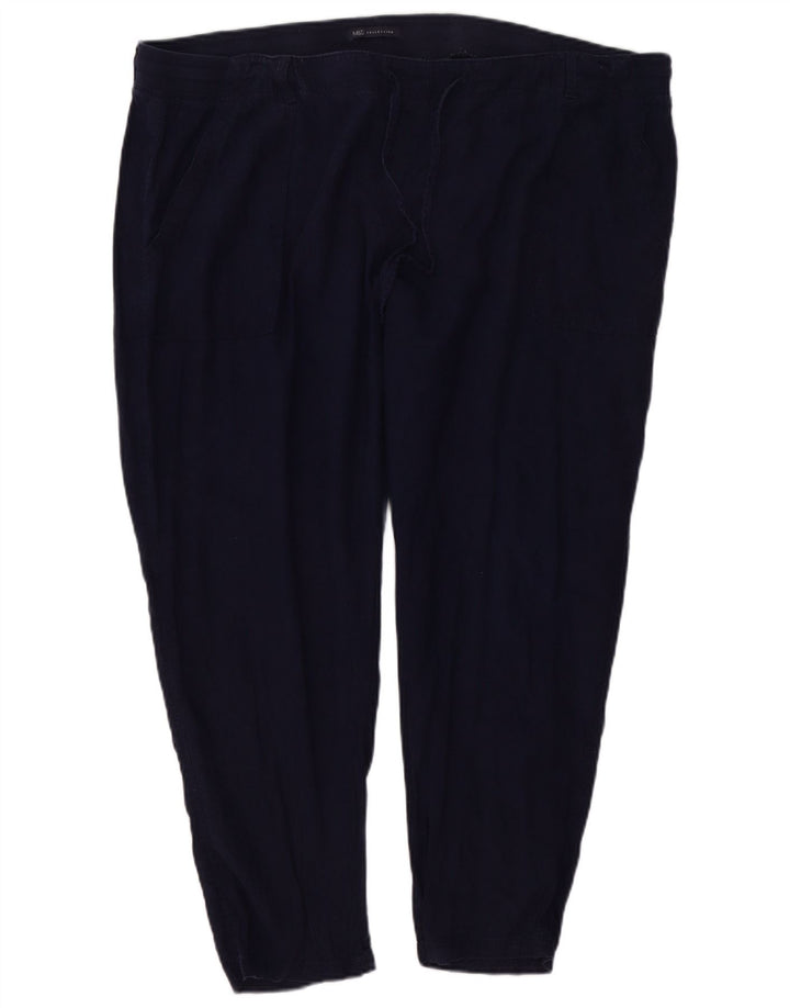 Marks & Spencer Slim Chino-bukser til kvinder W46 L26 Marineblå