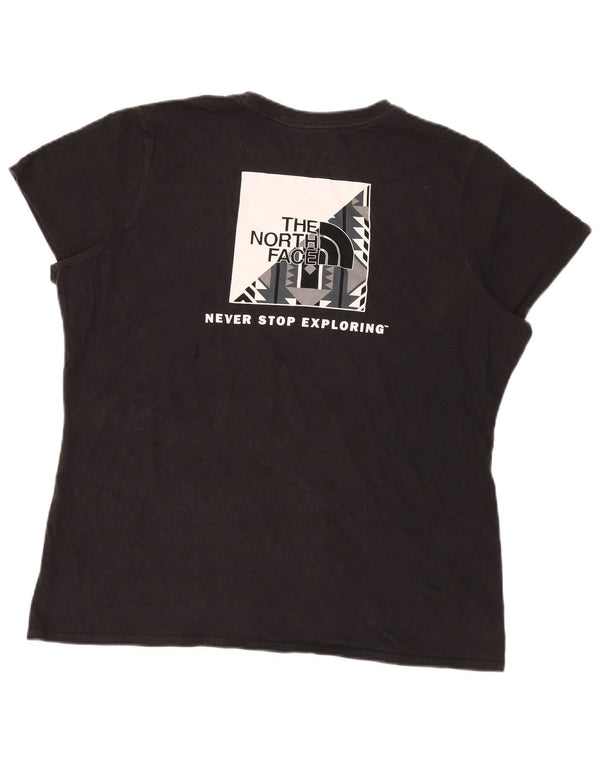 The North Face Dame Grafisk T-Shirt Top UK 18 XL Sort Sports