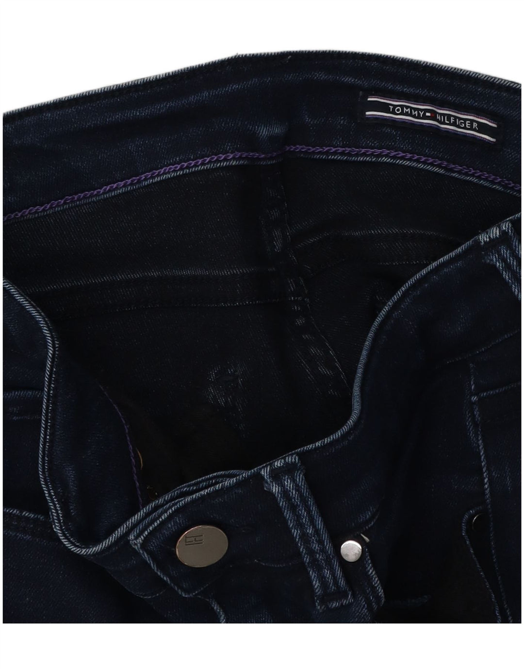 TOMMY HILFIGER Skinny Jeans til kvinder W28 L28 Marineblå