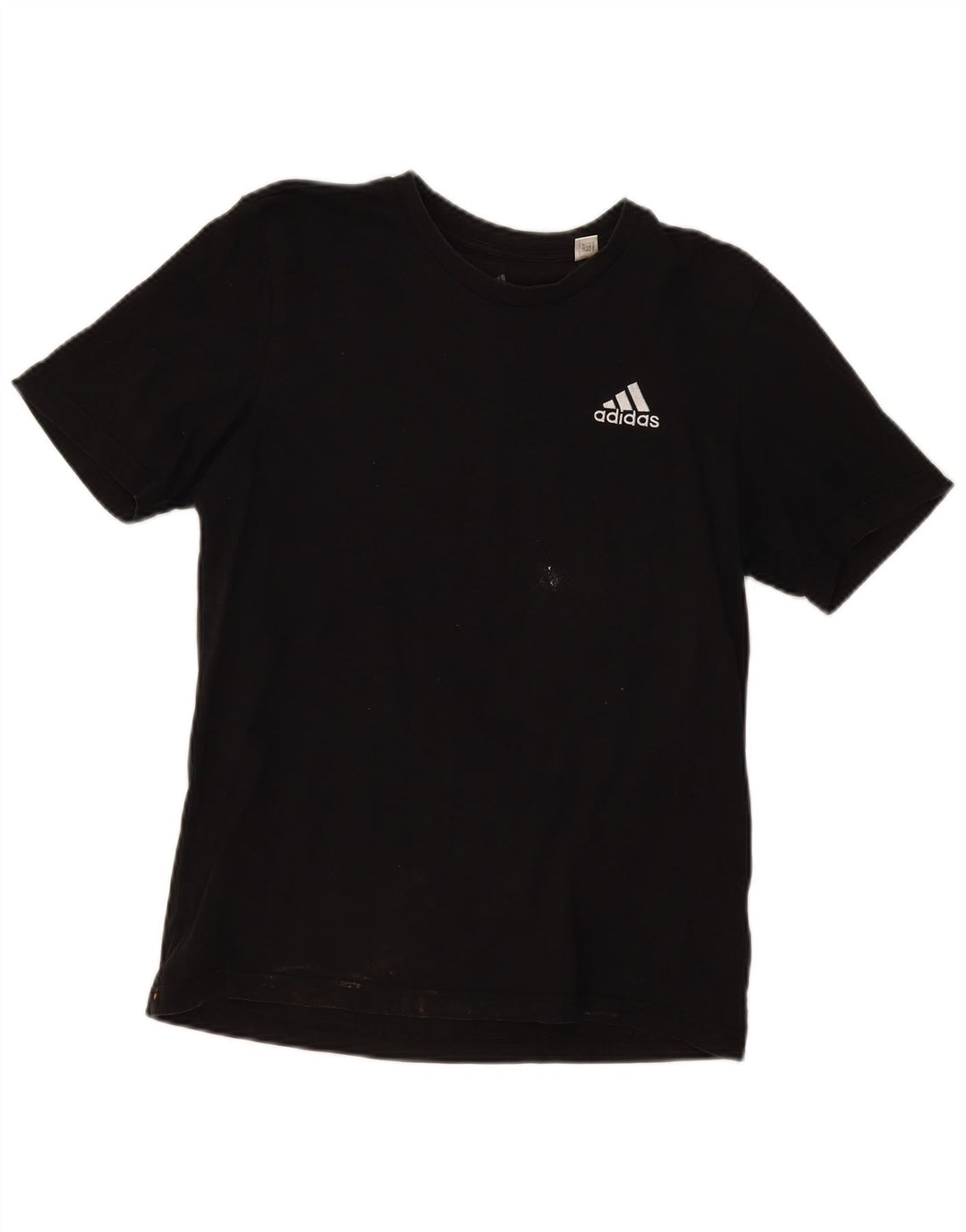 Adidas herre T-shirt top lille sort bomuld