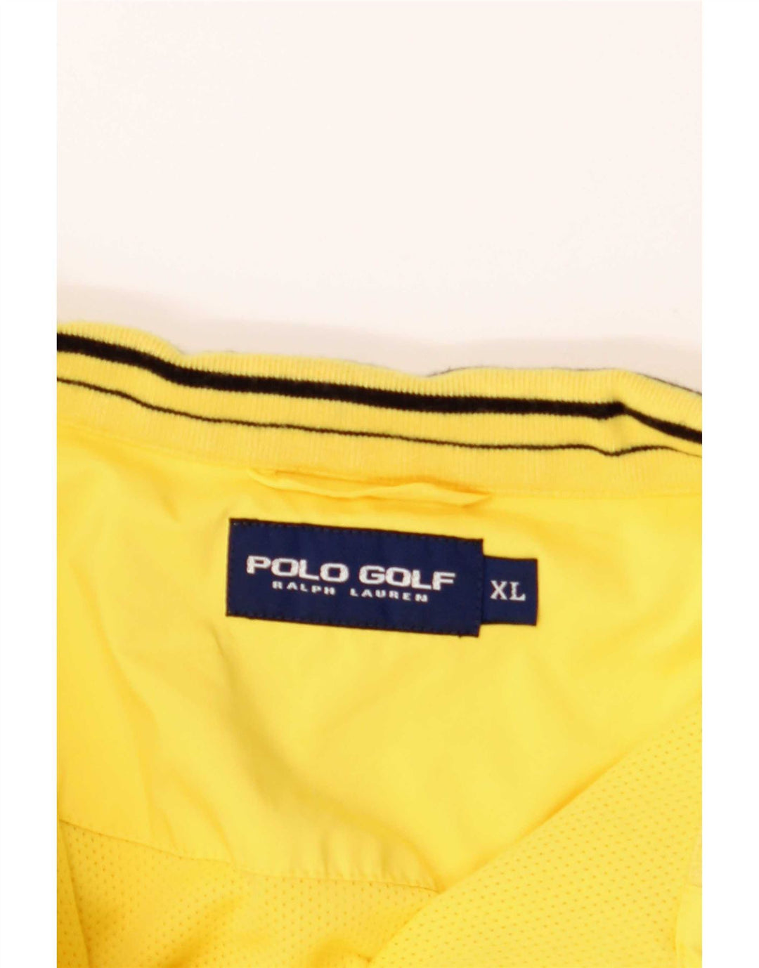 Polo Ralph Lauren Herre Kortærmet Pullover Shirt XL Gul Polyester