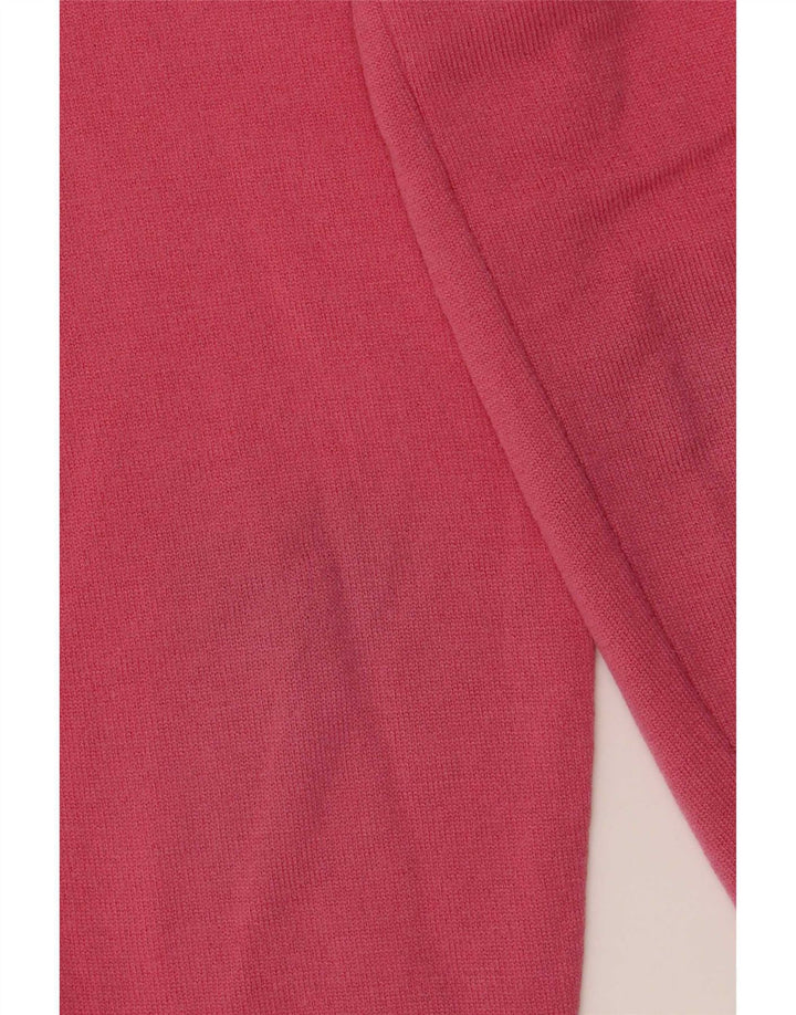 Fred Perry Dame V-hals sweater UK 12 Medium Pink