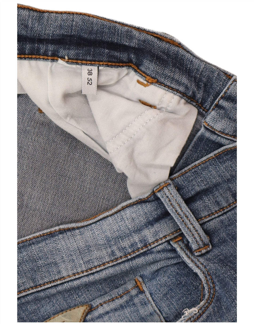 TRUSSARDI Lige jeans til mænd IT 52 XL W38 L32 Blå