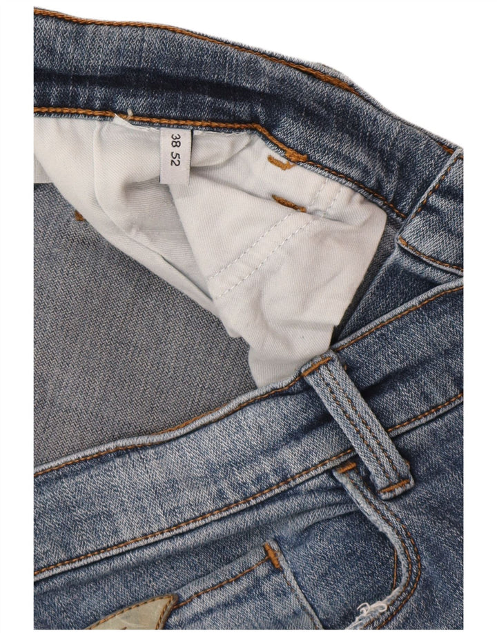 TRUSSARDI Lige jeans til mænd IT 52 XL W38 L32 Blå