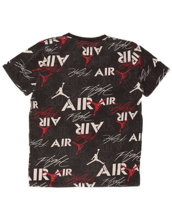 Jordan Boys Grafisk T-Shirt Top 13-14 år XL Sort Bomuld