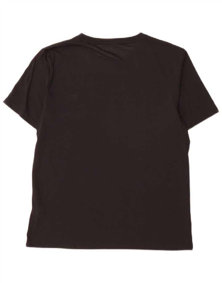 Calvin Klein Herre Golf T-Shirt Top Stor Sort Polyester
