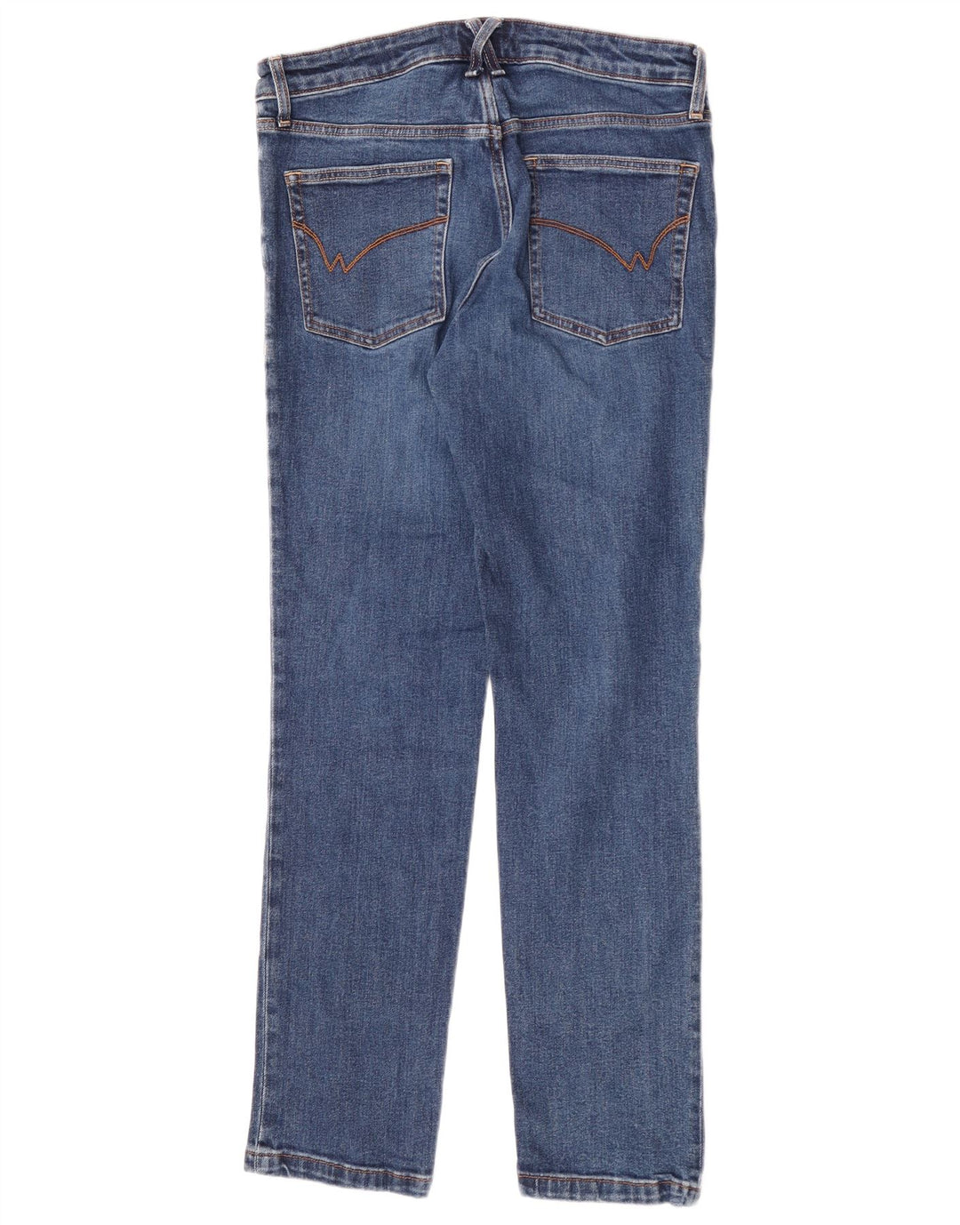 White Stuff Dame Straight Jeans UK 12 Medium W30 L30 Blå Bomuld