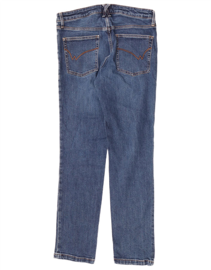 White Stuff Dame Straight Jeans UK 12 Medium W30 L30 Blå Bomuld
