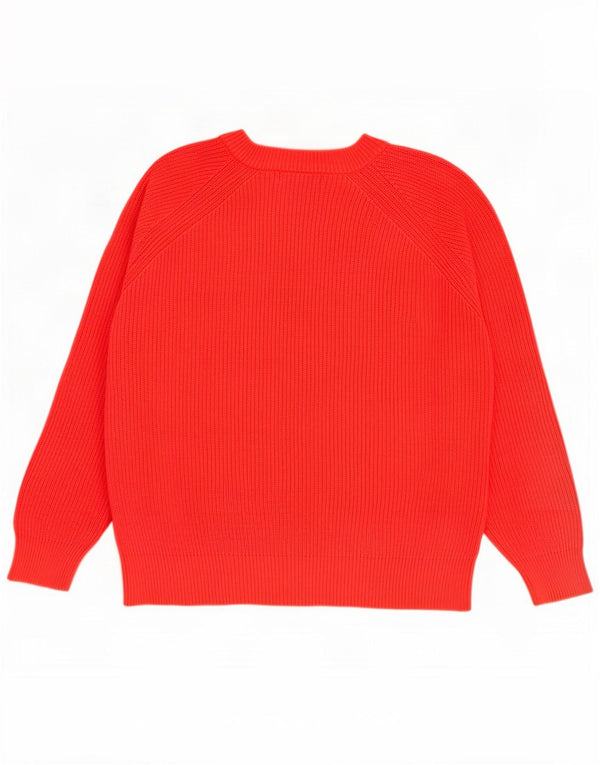 Marks & Spencer dame sweater med rund hals i overstørrelse UK 18 XL Rød