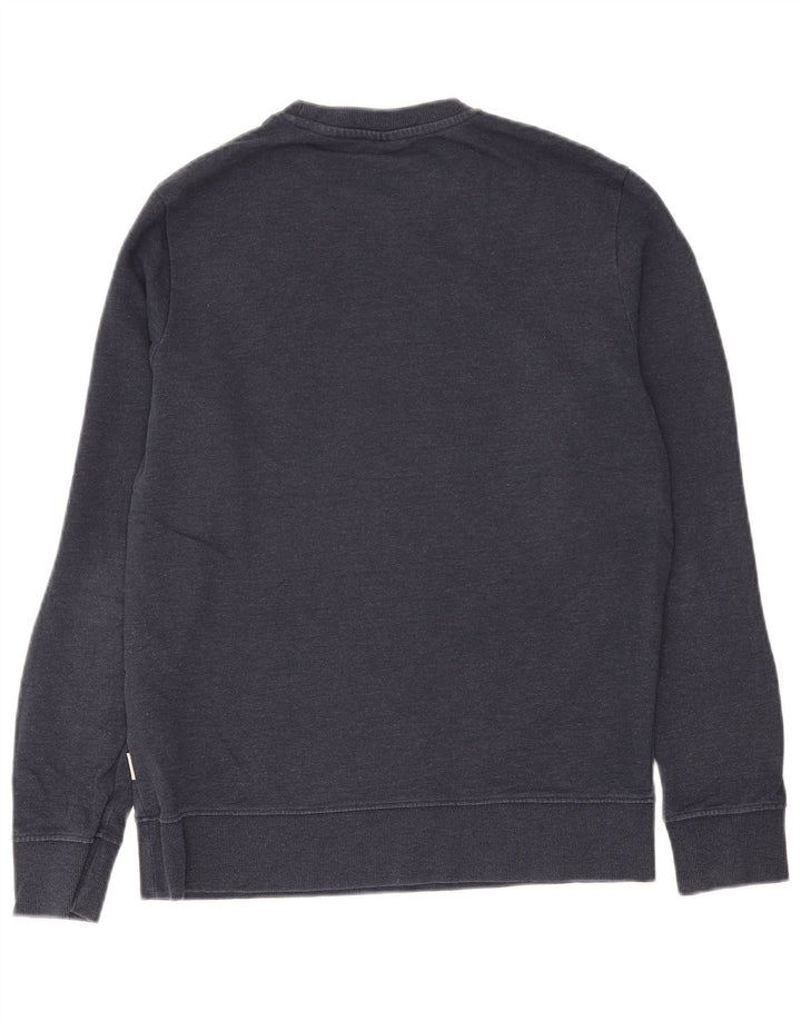 Jack & Jones Herre grafisk sweatshirt Jumper Medium Navyblå Bomuld