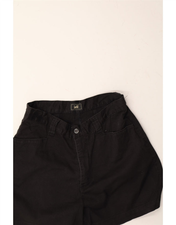 LEE Womens Casual Shorts W26 Small  Black Vintage Lee and Second-Hand Lee from Messina Hembry 