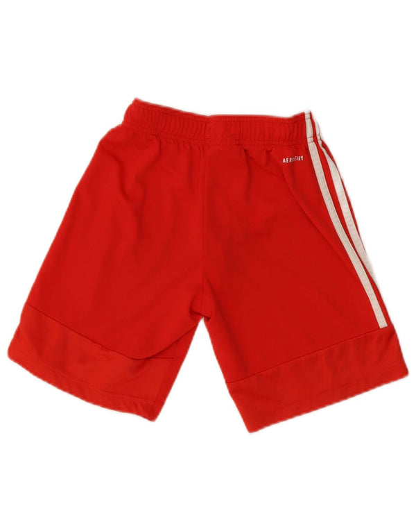 Adidas Boys Aeroready Sports Shorts 9-10 År Rød Polyester